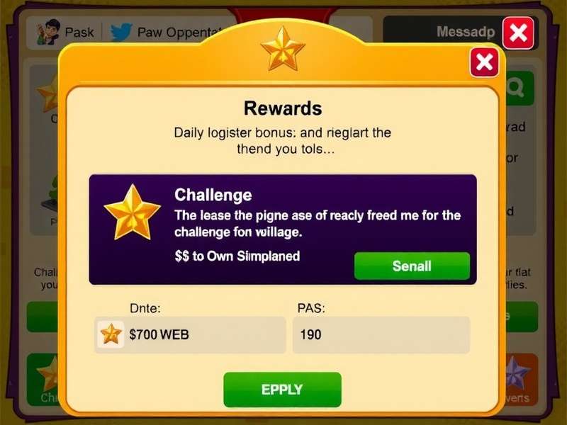 Carrom Prime Player Rewards & Challenges Carrom Prime Player Rewards - Showing daily login bonus and challenge completion screen